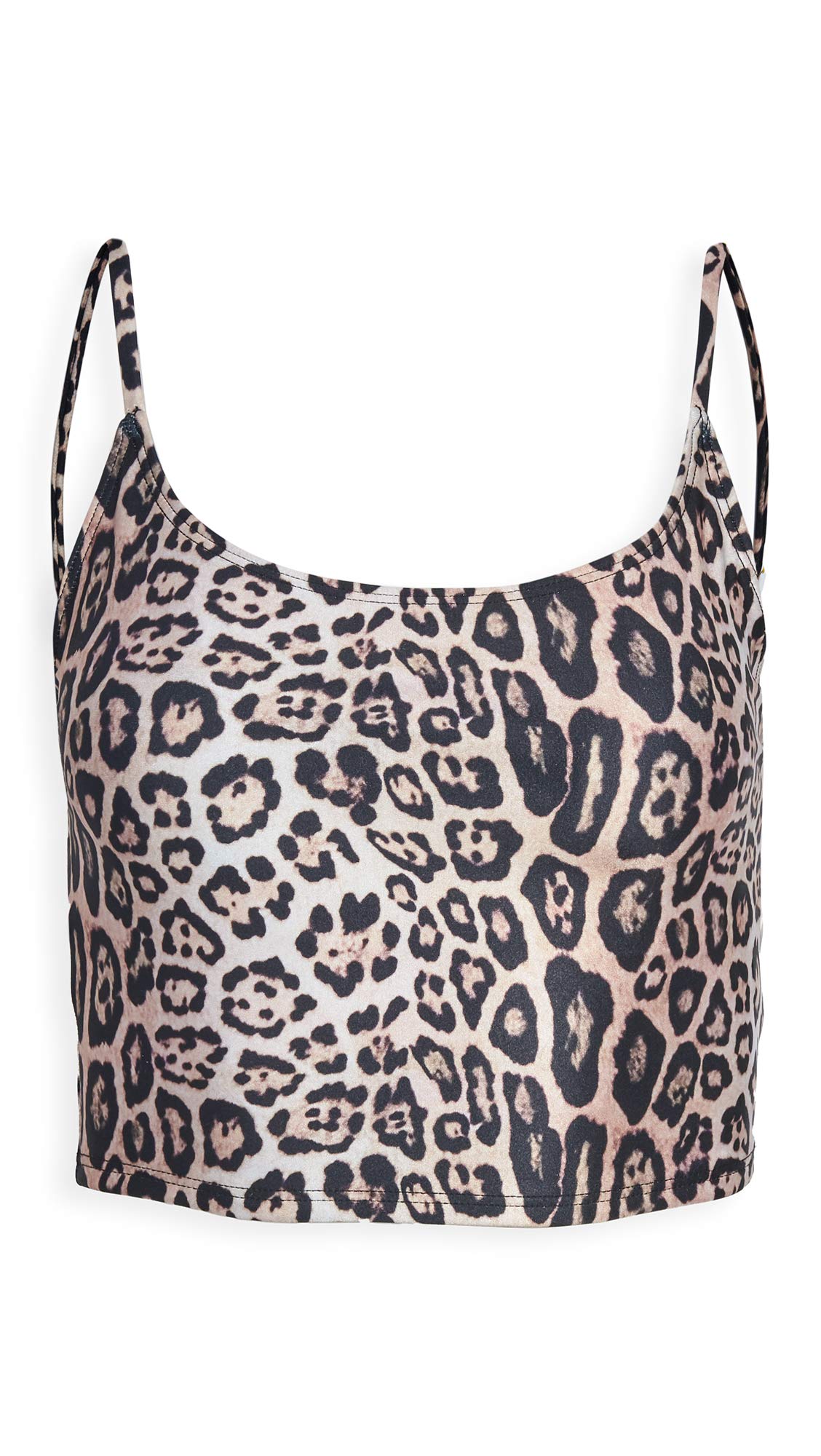 Onzie Belle Cami Crop Bra deportivo para mujer, leopardo, mediano-grande EE. UU.