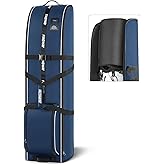 findway Golf Travel Bag for Airlines 900D Heavy Duty Oxford Golf Travel Case with Wheels, Golf Travel Cover with Club Protector Liner for Men Women
