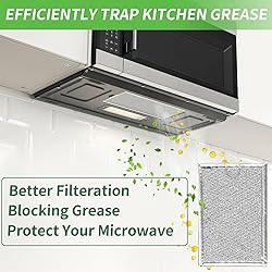 Microwave Filter Replacement 7.64" x 5.12" Fit for