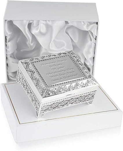 personalised silver christening gifts