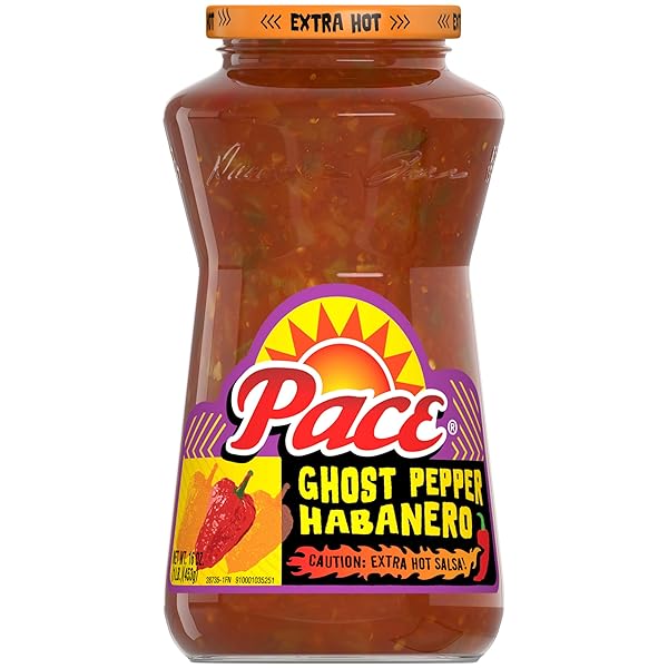 PACE GHOST PEPPER HABANERO EXTRA HOT SALSA, 16...
