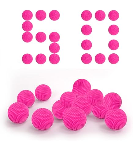 🎯 Nerf Rival 50 Accu-Rounds Recarga – Las Rondas Más Precisas, Con Diseño Aerodinámico Y Patrón De Hoyuelos, Compatibles Con Todos Los Blasters Rival
