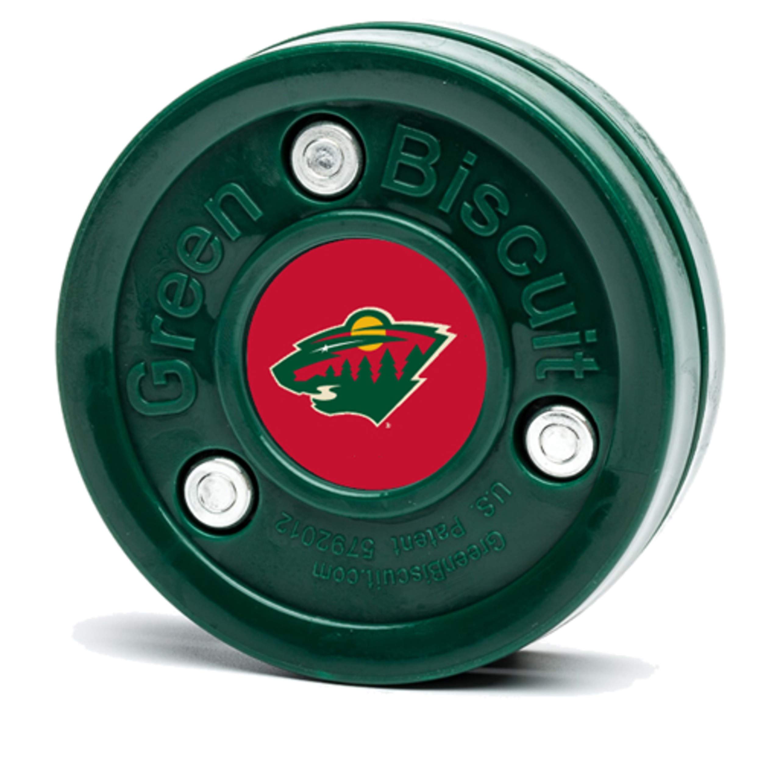 Green Biscuit NHL Puck, Minnesota Wild
