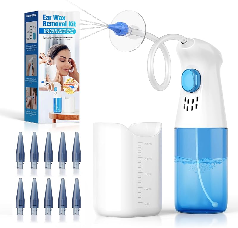 Qimic Ear Wax Removal Kit Ear Cleaner with 10 Tips Complete Home Kit