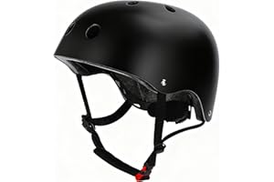 KOMOMOPLUS Kids Bike Helmet, Toddler Helmet for Youth Boys Girls Ages 3-14 Year Old, Adjustable Fit & Lightweight, Multi-Sport Safety for Skateboard Skating Bicycle Scooter Cycling