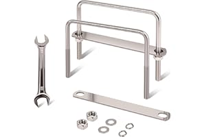 Square U Bolts (2, M10 x 6" W x 5-1/8"L)