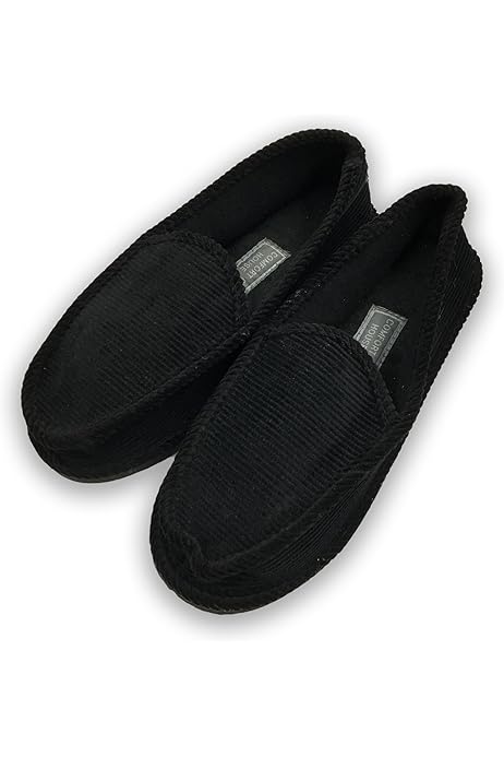 mens corduroy house slippers