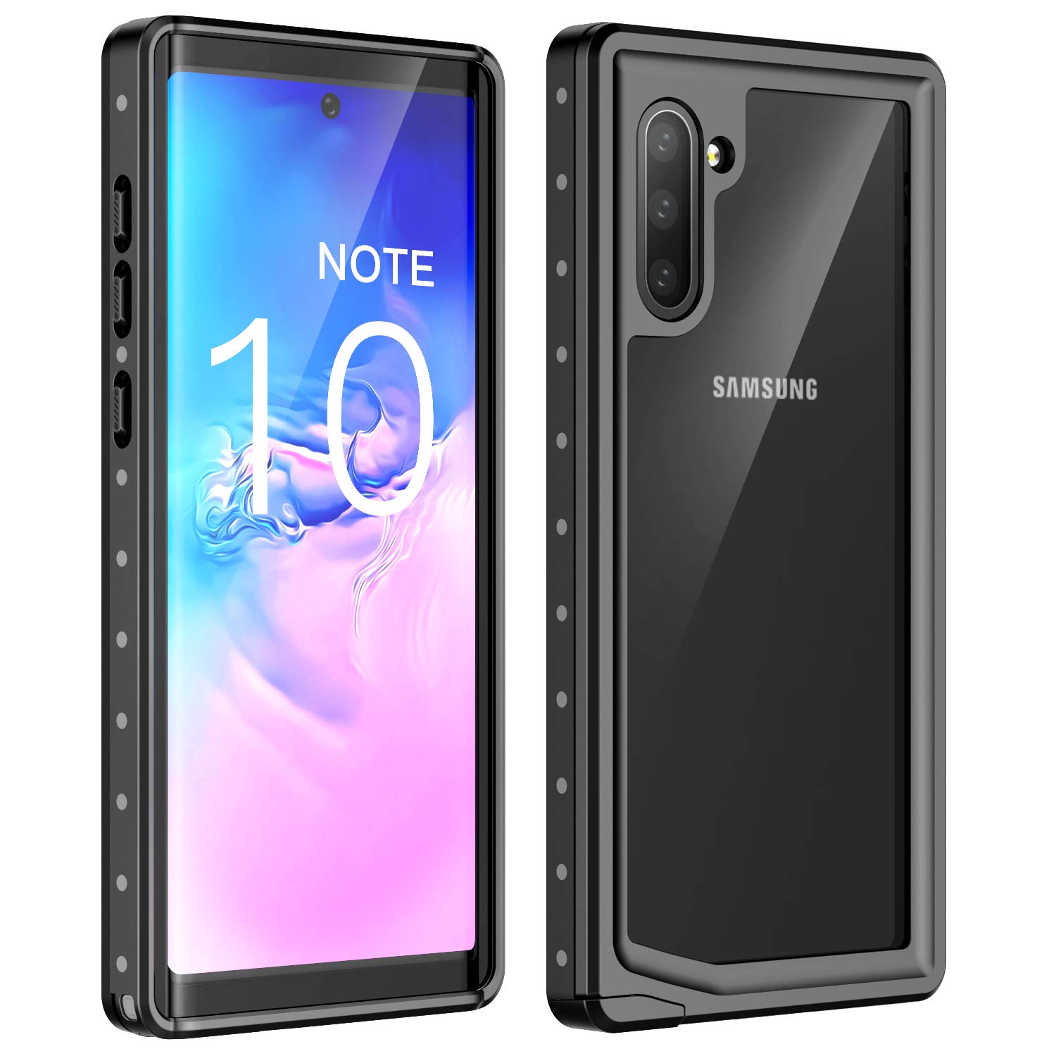 Temdan Galaxy Note 10 Waterproof Case,Heavy Duty