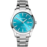 Sekonda Taylor Ladies 34mm Quartz Watch with Analogue Date Display, and Silver Stainless Steel Strap
