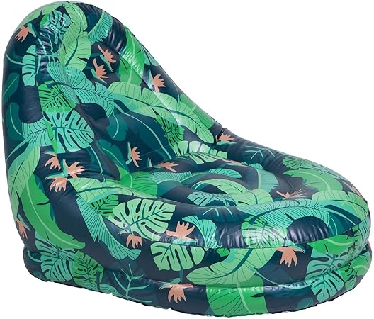 SunnyLIFE Adult Deluxe Outdoor Inflatable Pool Beach Lounge Chair by SunnyLIFE