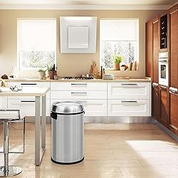 Takywep 17 Gallon/65 Liter Stainless Steel Swing