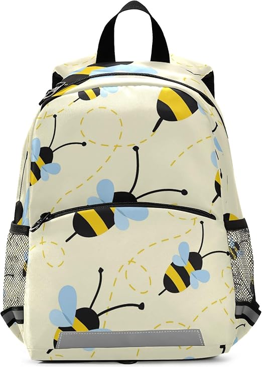 Honey Bee Backpack for School Travel Bakcpacks Shoulder