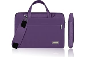Qishare 11.6" 12" Purple Tablet / Laptop / Chromebook / Macbook/ Ultrabook Multi-functional Business Briefcase Sleeve Pouch /