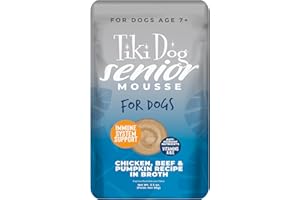 Tiki Dog Aloha Petites Mousse - 3.5 oz. Pouch 12BX - Senior