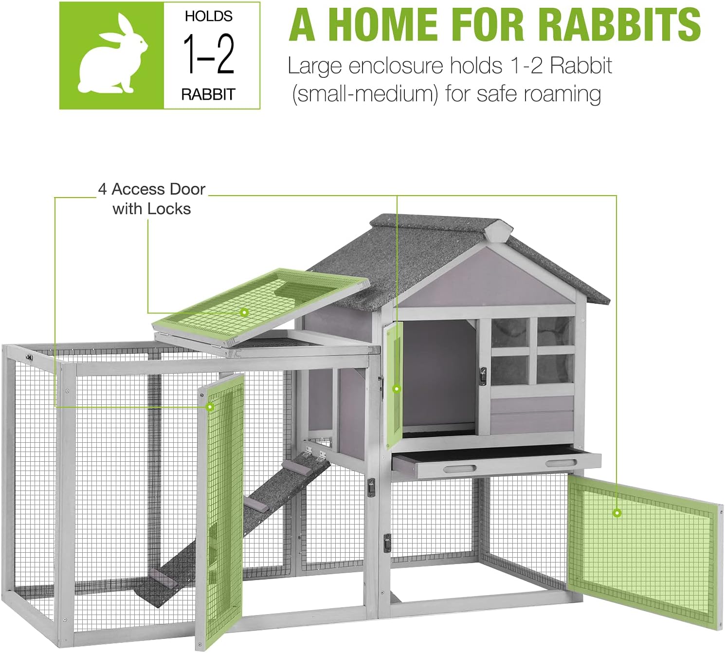 Rabbit chewing on plastic cage dareloholy