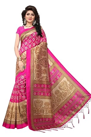 AKSHAR STORE Mysore Art Silk Sarees For Womens Mysore Art Silk Saree With Blouse Piece