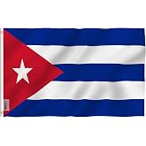 Anley Fly Breeze 3x5 Foot Cuba Flag - Vivid Color and Fade proof - Canvas Header and Double Stitched - Cuban National Flags Polyester with Brass Grommets 3 X 5 Ft