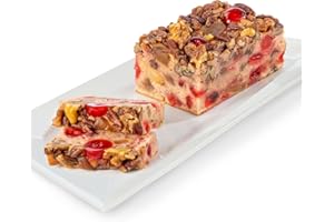 Beatrice Bakery Co. No Sugar Added Fruitcake, Grandma's Baked Fresh Delicious Dessert Fruit Cake with No Added Sugar, Est. 1917 (16 oz Cellophane)