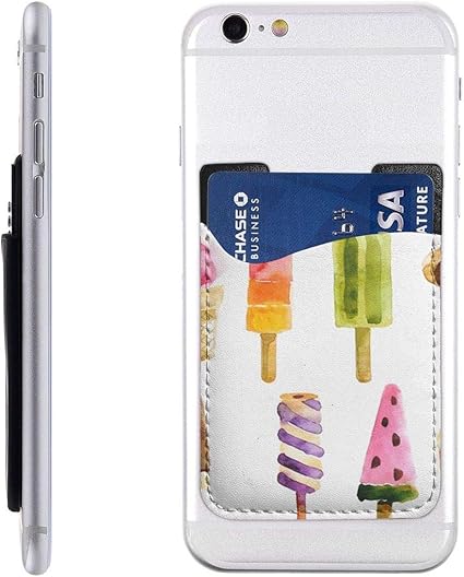 Amazon Co Jp モバイルカード財布 ポケットidクレジットカードスリーブ ほとんどの携帯電話に対応 アイスクリーム 水彩 アイスクリーム 甘いデザート 冷たい食べ物 ホワイトcに分離 家電 カメラ