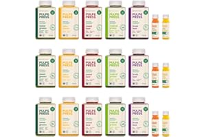 Pulp and Press Organic Juice Cleanse 3-day | Fresh, Never Frozen | Organic Cold Pressed Juice & Wellness Shots | Raw Juice Gu