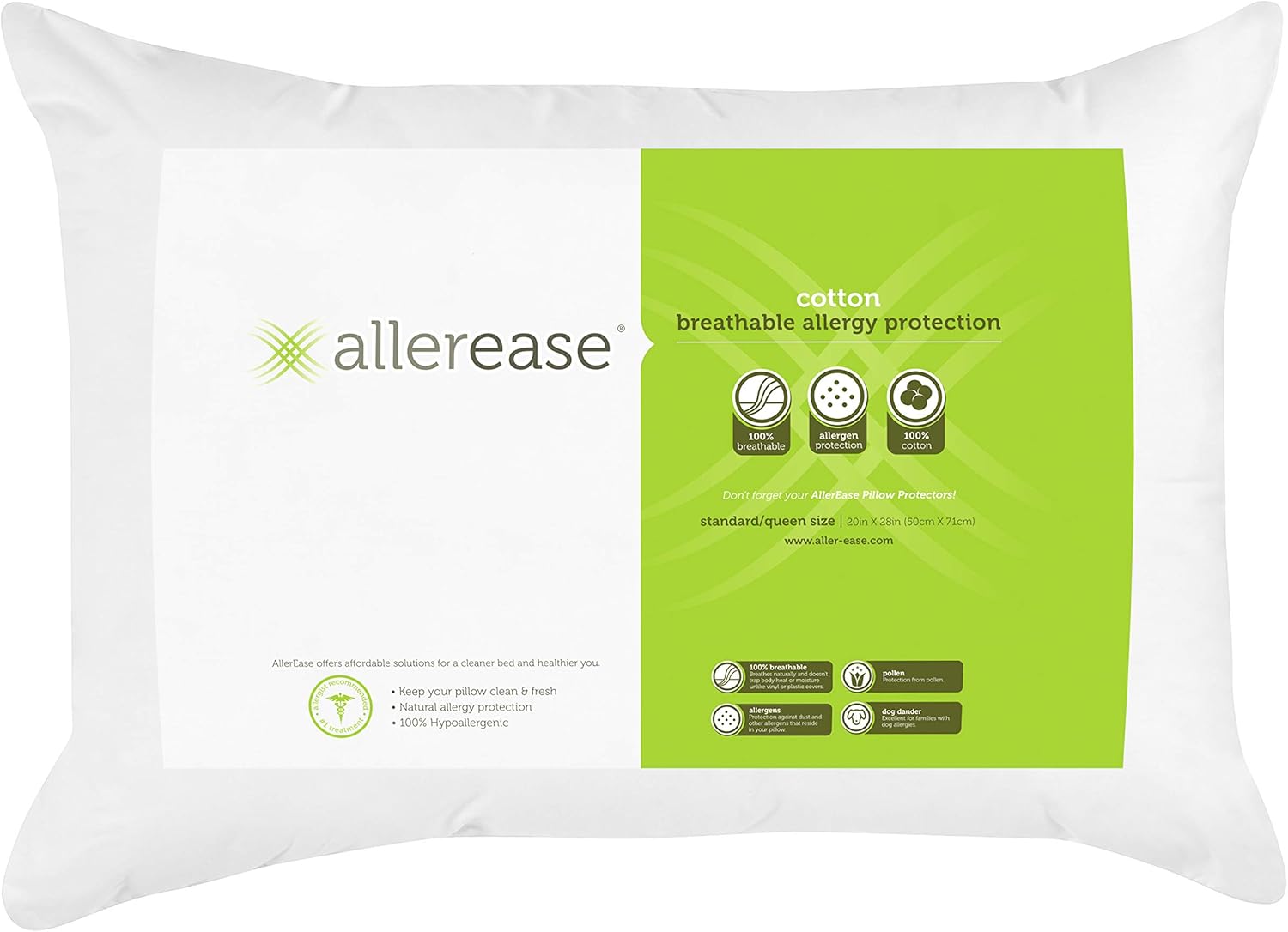 allerease pillow cover