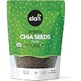 Elan Organic Chia Seeds, 8.8 oz, Natural Raw Black Chia Seeds, Plant-Based, Non-GMO, Vegan, Gluten-Free, Kosher, Gels Easily,