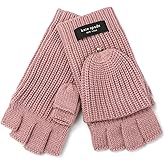 Kate Spade Women's Sam Label Pop Top Mitten, Glove Set for Cold Weather, Stylish Fashion Accessory