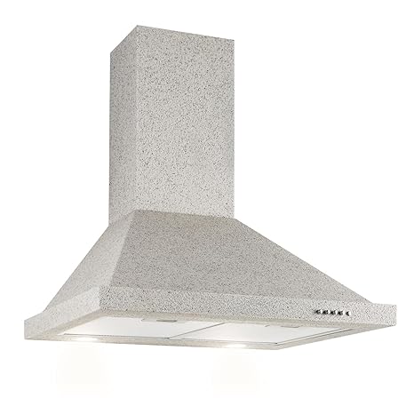 Klarstein Steinklar Dunstabzugshaube • Abzugshaube • Wandabzugshaube • Abluft/Umluft • 3 Stufen • max. 610 m³/h • Wandanbau •