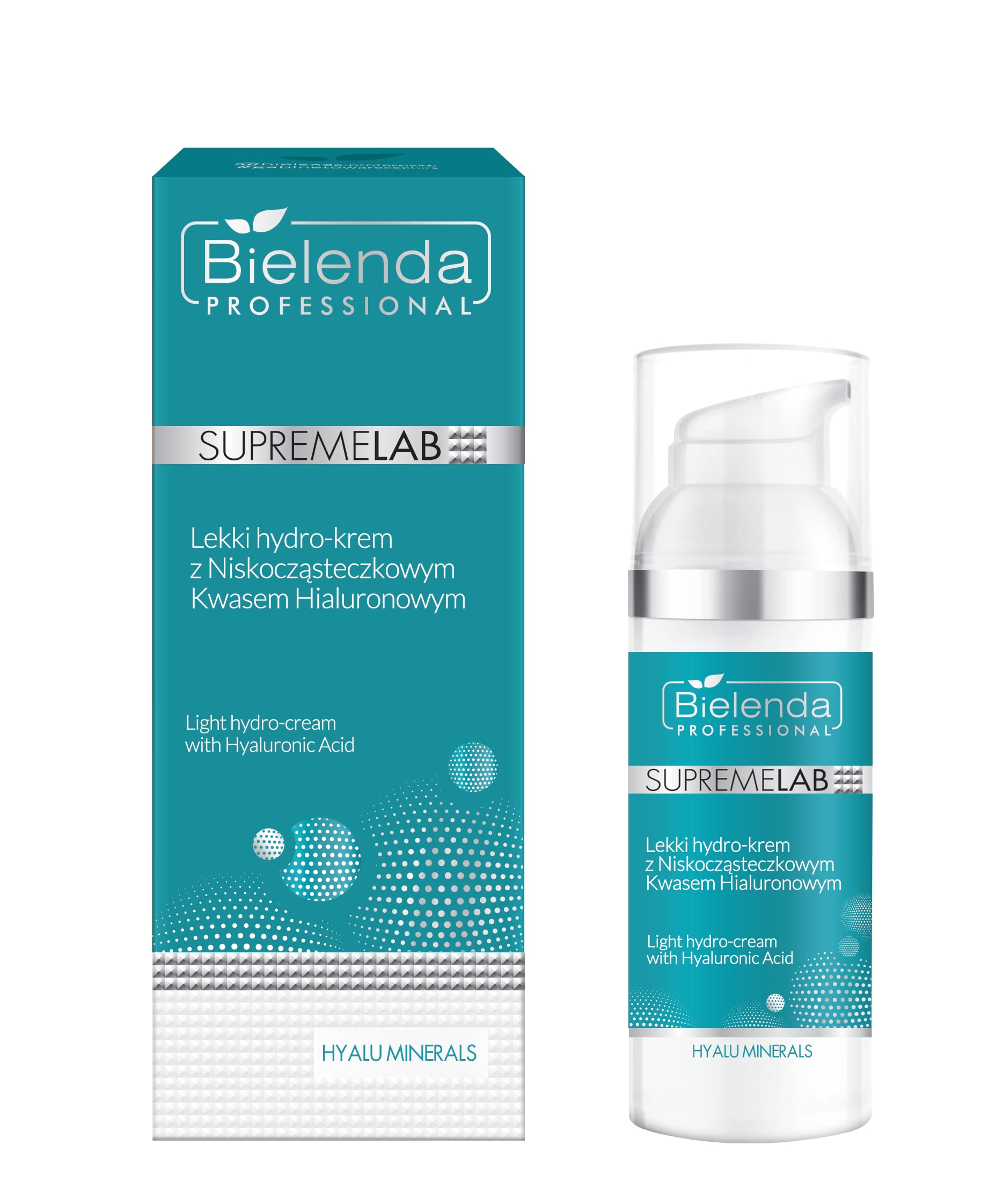 Bielenda Professional Supremelab Hyalu Minerals A light hydrocream with low molecular weight hyaluronic acid, 50 ml
