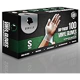 100 Synthetic Vinyl Gloves Small S Powder Free 100/box Extra Strong