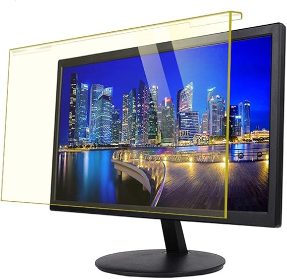 WLWLEO 19 Inches Computer Anti Blue Light Filter Blue Light