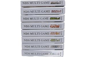 GFTVRCE 208 in 1 MULTI CART Super Combo Video Games Cartridge Card Cart for Nintendo DS NDS 3DS XL 3DSXL 2DS NDSL NDSI