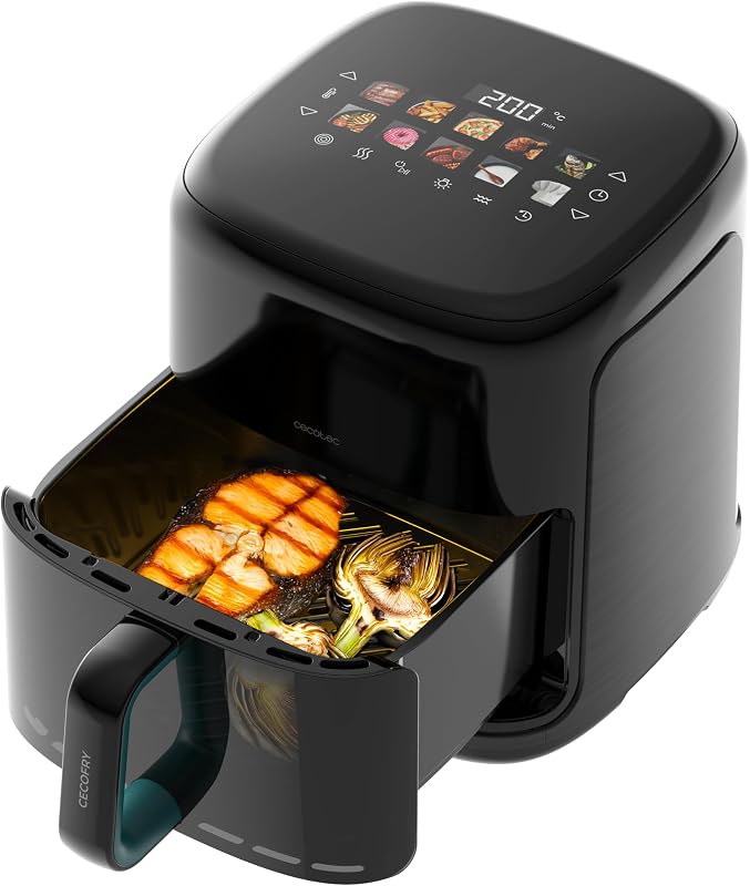 Freidora de Aire 6,5L Ahumador Cecofry&Grill Smokin'Prime 6500 Heat