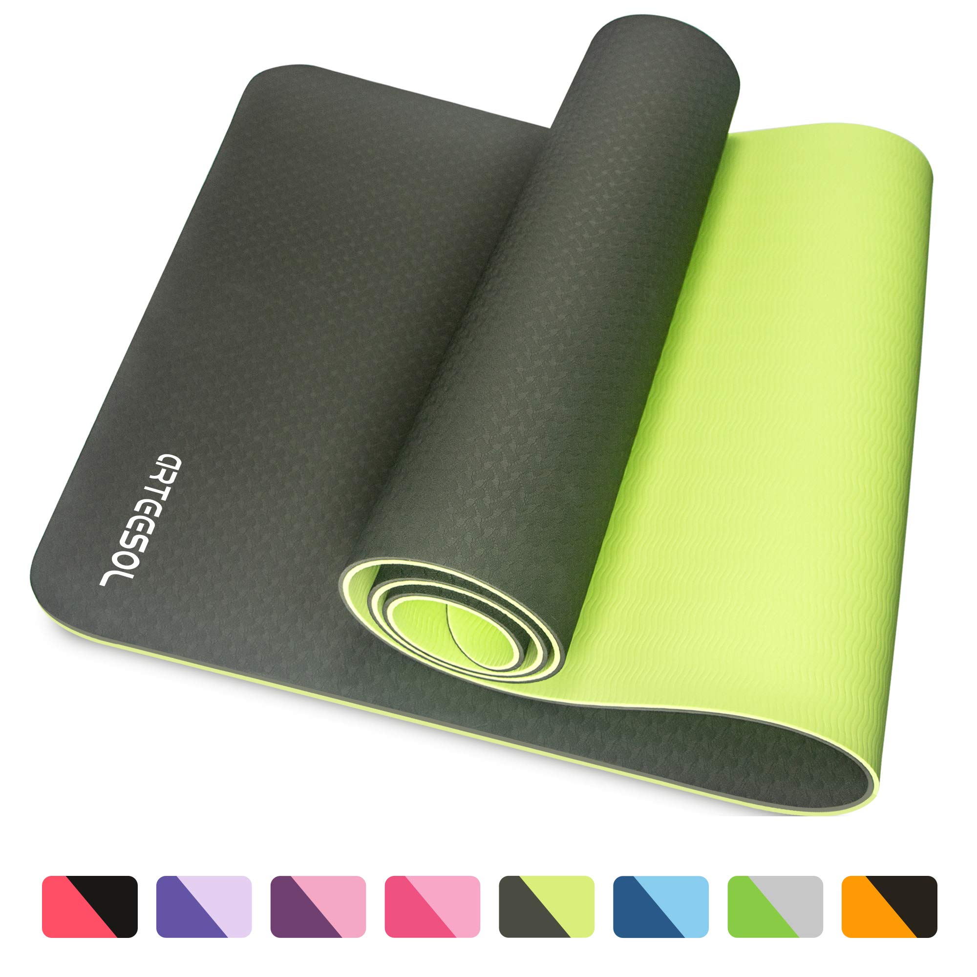 arteesol Yoga Mat, Yoga Mats for Women Exercise Gym Mat for Gym Home