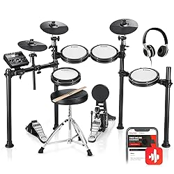 Donner DED-200 Electric Drum Sets with Quiet Mesh