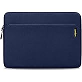 tomtoc Slim Laptop Sleeve Case for 13-inch New MacBook Air M4/A3420 M3/A3113 M2/A2681, M1/A2337 2025-2018, MacBook Pro M2/M1, Water-Resistant Protective Carrying Case with Accessories Pocket
