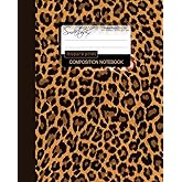 Leopard Print Composition Notebook: College Ruled Writer’s Notebook for School / Teacher / Office / Student [ Perfect Bound * Large ] (Composition Books - Animal Print Stationery / Accessories)