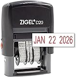 ZIGEL D20 Office Date Stamp - Self Inking Date
