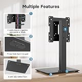 BONTEC Universal Swivel TV Stand 17-43 inch Height Adjustable Pedestal view 5