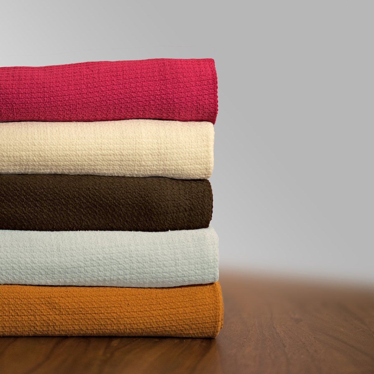 Magnolia Organics Blanket - Twin, Chocolate