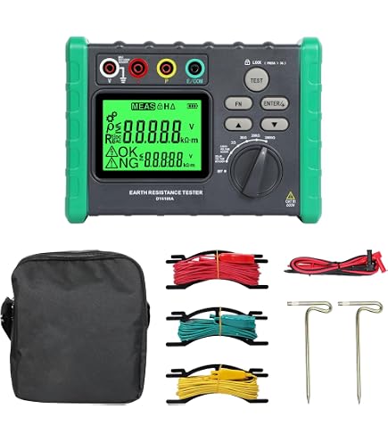 MEG Megger DET4TC2 Earth/Ground Resistance and Soil Resistivity Tester