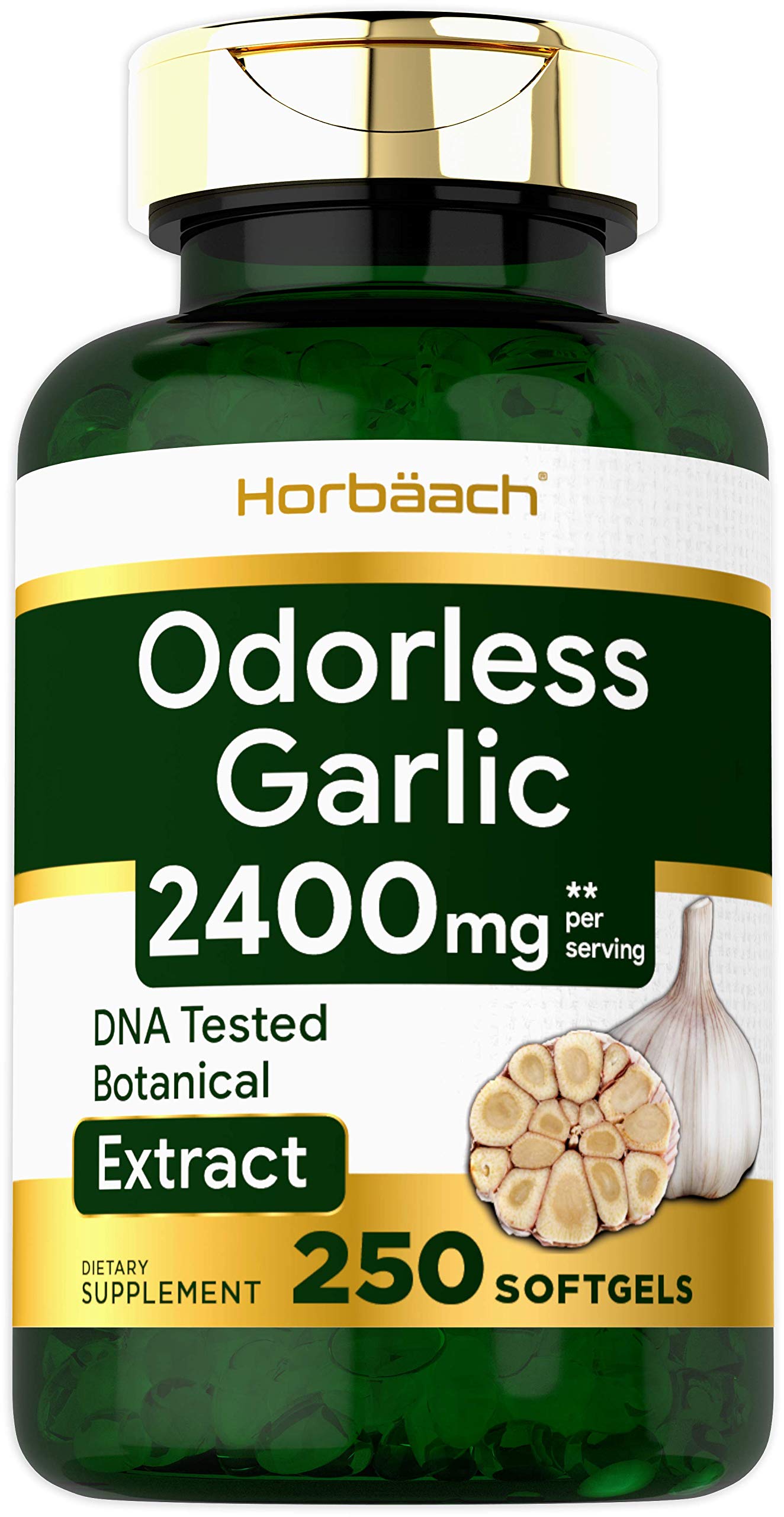 Mua Odorless Garlic Softgels 2400 mg 250 Count Ultra Potent Garlic Extract NonGMO