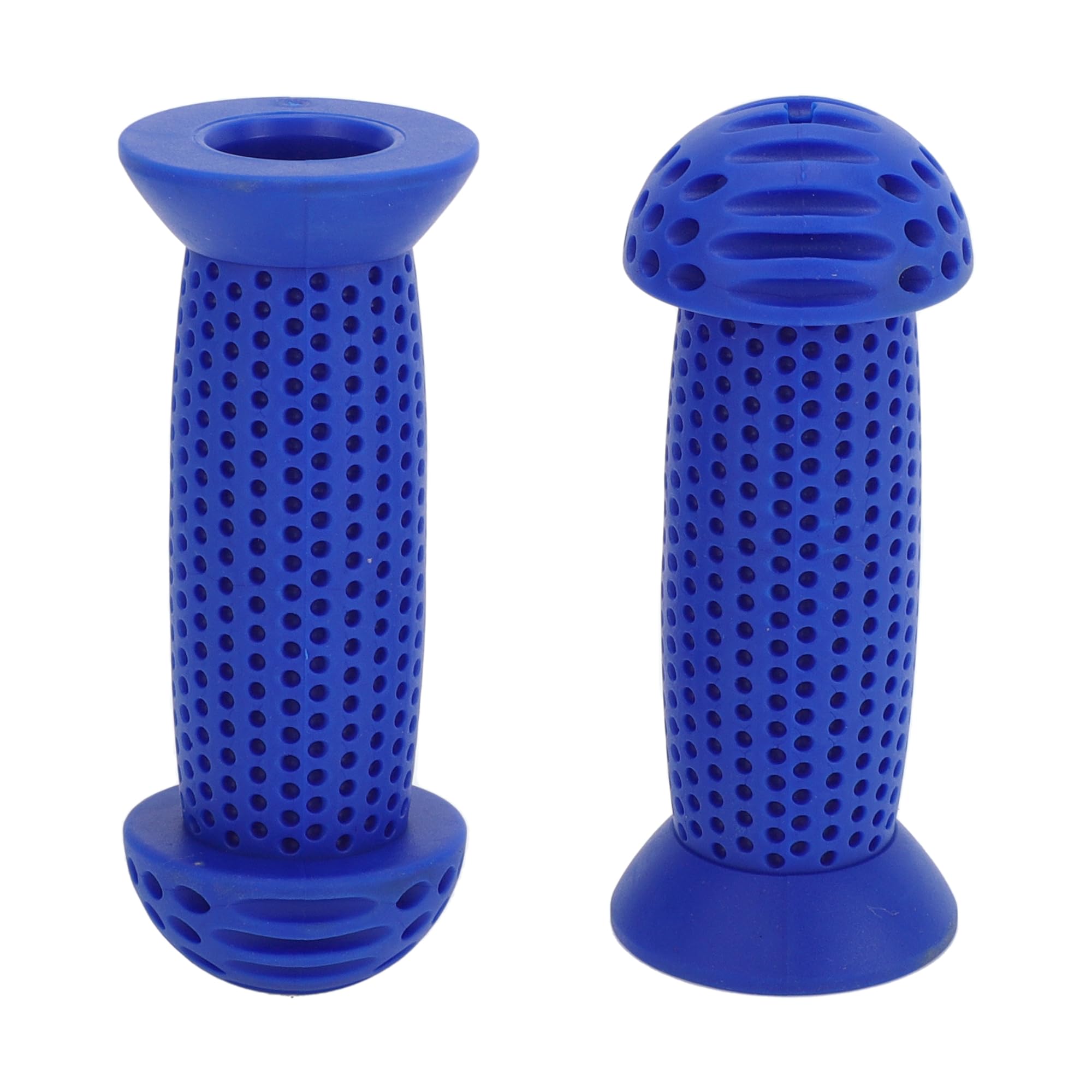 TUCKBOLD Child Bike Handlebar Grips Covers 100mm Long Soft | Children Bicycle End Grips Protector Blue 1 Pair
