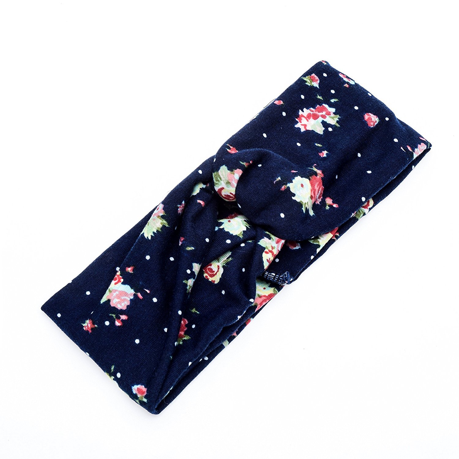 Women Headband Vintage Hair Wrap Hair Accessories,Wishesport Women Elastic Turban Head Wrap Headband Twisted Hair Band,4 Pack