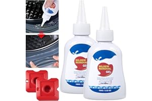 G · PEH Home Remover Gel, 2 Pack Washing Machine Cleaner Home Cleaner Gel or Washing Machine, Refrigerator Strips, Cleaner For Tiles Grout Sealant Bathroom for Home Sink, Showers, Kitchen - 7Fl Oz
