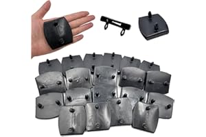 honigo 20pcs 54x9mm Black Replacement Bed Slat Plastic Centre Caps Holders for Holding Securing Wooden Slats Bed Base,Width 54mm x Height 9 mm (Inside Dimension)