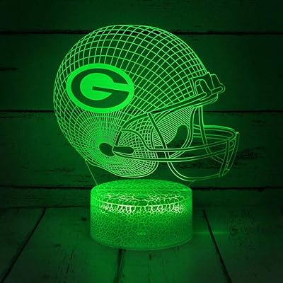 Bigfoot 3D LED Night Light Football Helmet Green Bay Jordan | Ubuy Bigfoot 3D LED Night Light Football Helmet Green Bay Jordan | Ubuy