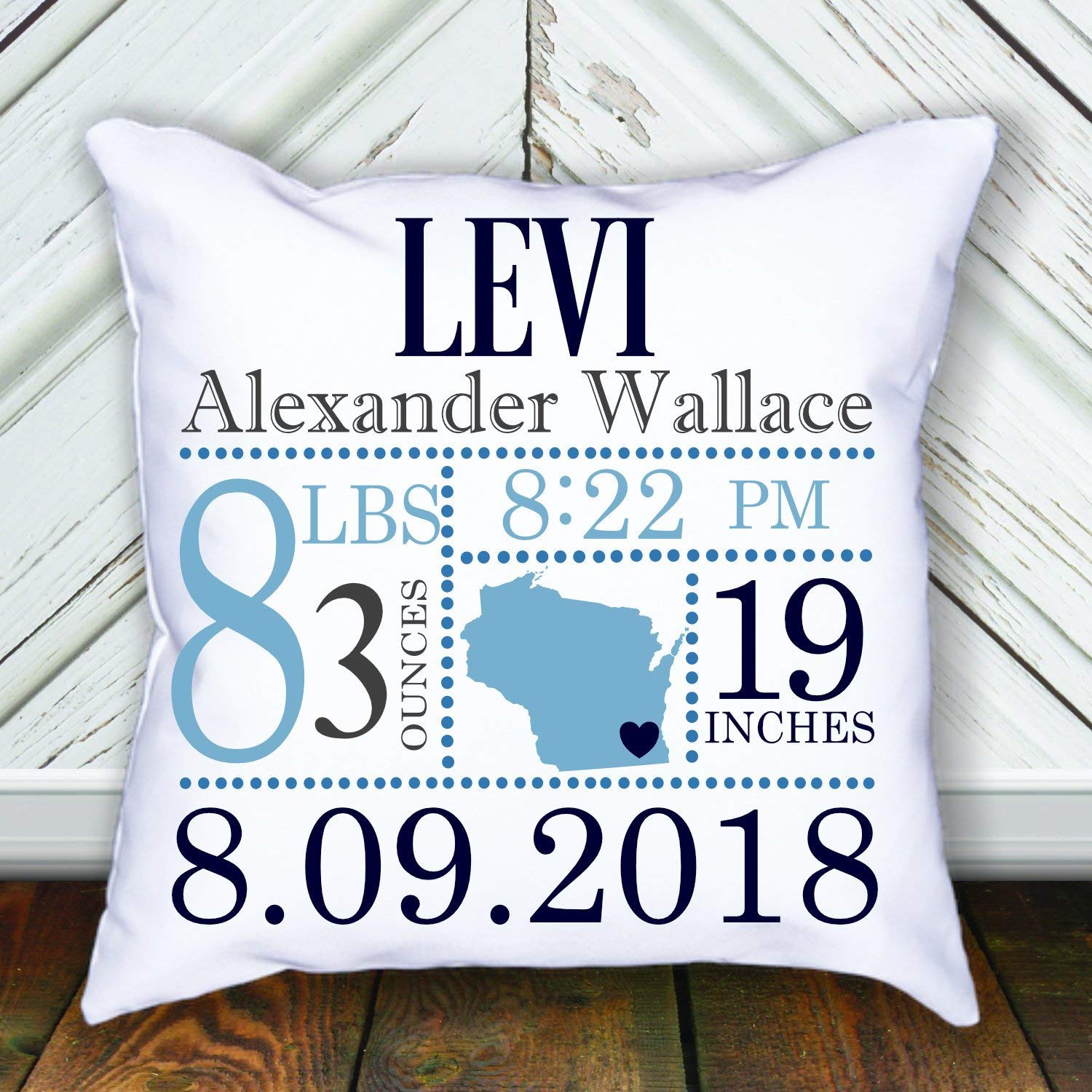 baby keepsake pillow