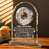 QIANRUNA 80th Birthday Gifts for Women, 80 Year Old Birthday Decorations Clock Gifts for Her, Meaningful Turining 80 Bday Gifts Idea for Women, Men, Friends, Mom, Dad, Sister