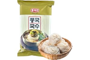 K FOOD KOREAN FOOD Korean Food Premium Dried Somen Udon Noodles 3kg (6.6 lbs), NO GMO, Poongkukmyeon, Korean Thin Wheat Noodles, Family Size Pack 소면 풍국면